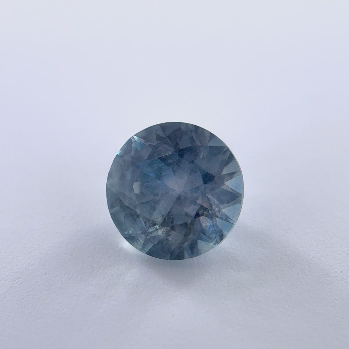 .57ct Blue Round Cut Montana Sapphire 4.7mm x 3.14mm