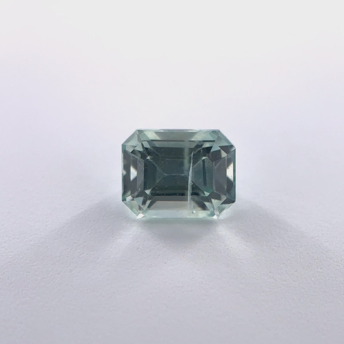 .36ct Green Emerald Cut Montana Sapphire 4mm x 3mm