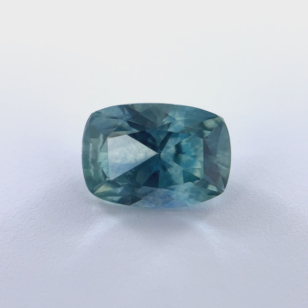 .68ct Teal Elongated-Cushion Cut Montana Sapphire 6.06mm x 4.25mm x 3.06mm