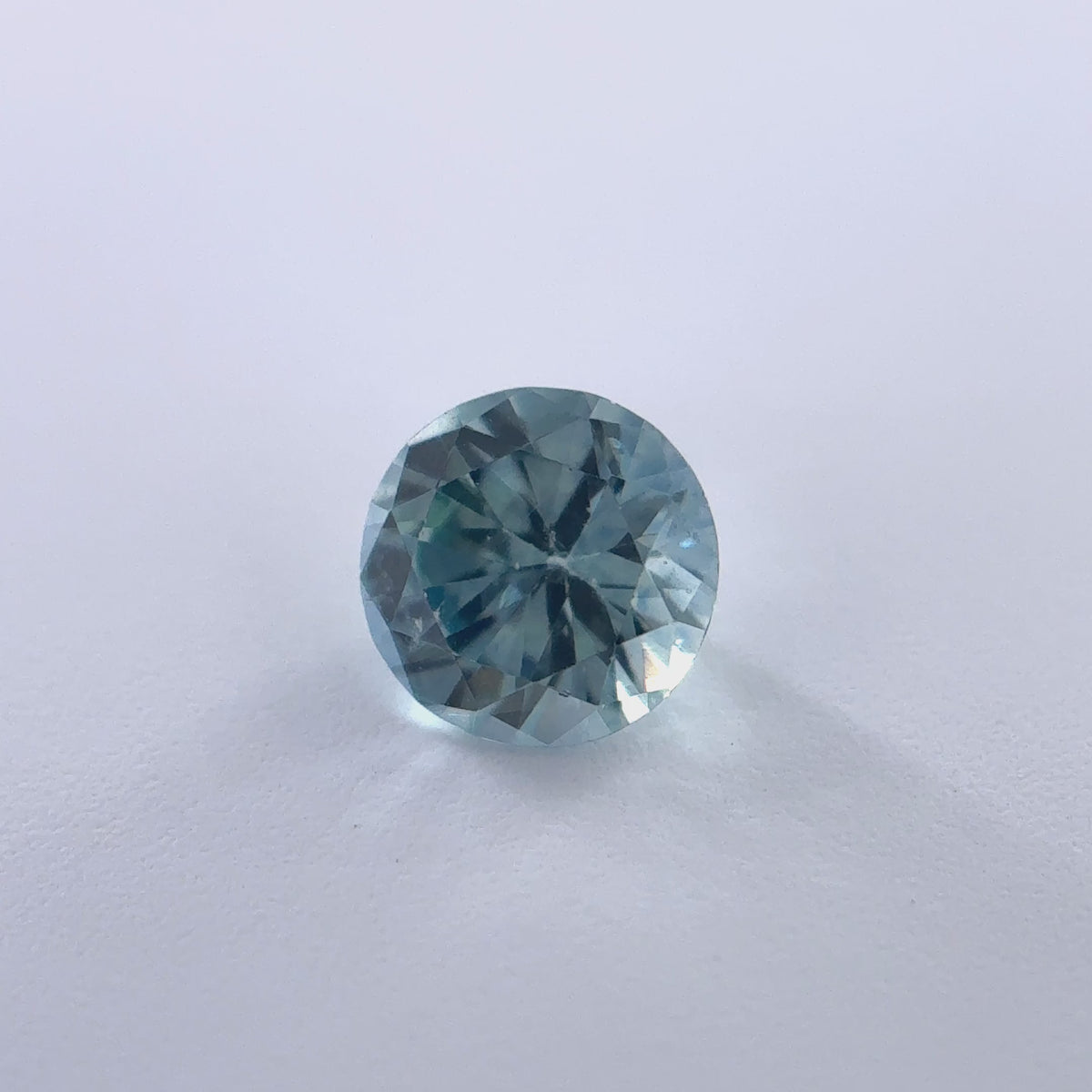 .30ct Teal Round Cut Montana Sapphire 4.12mm x 2.52mm