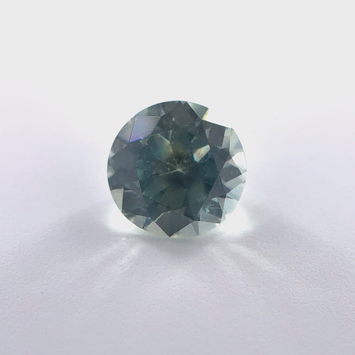 .60ct Teal Round Cut Montana Sapphire 5mm x 3mm