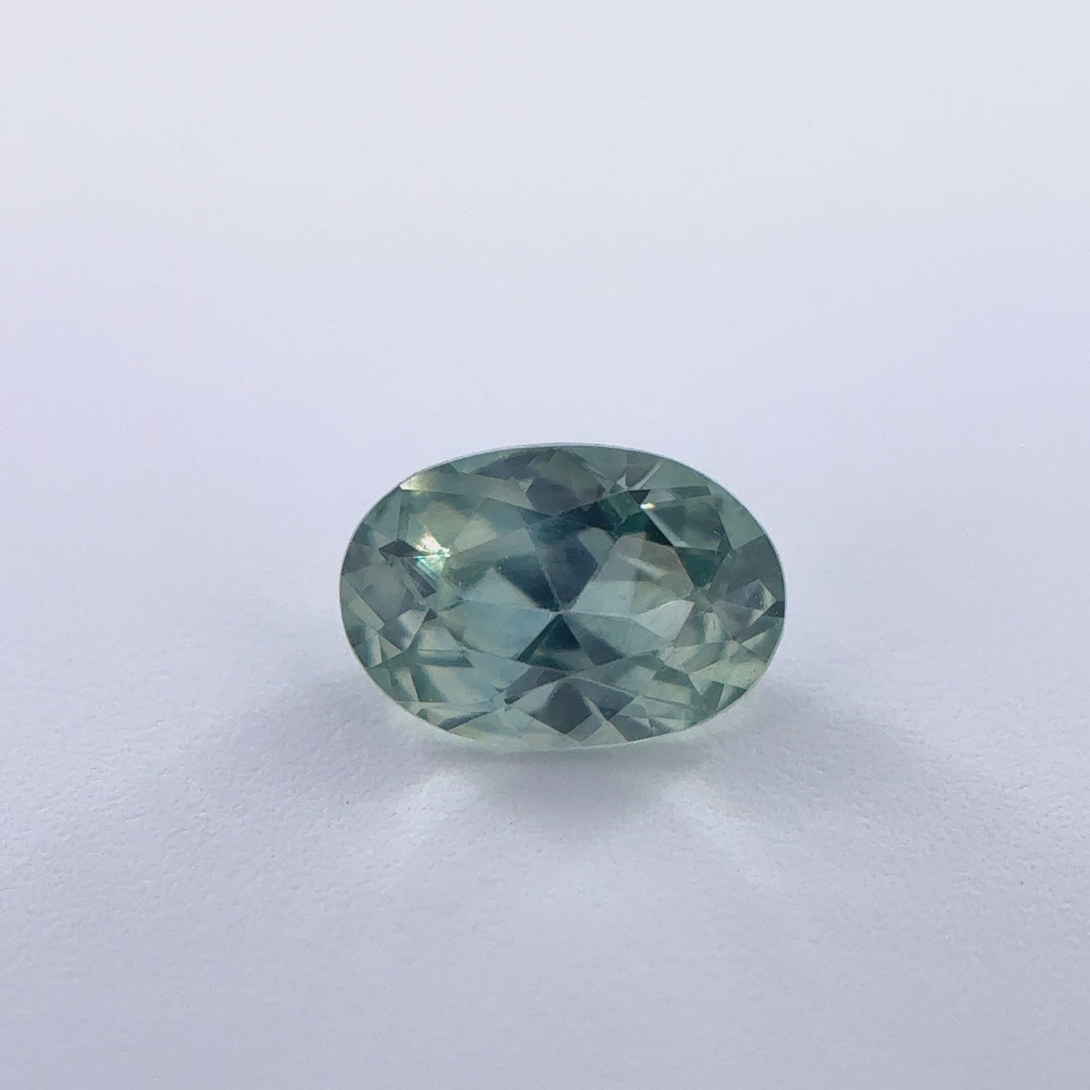 .38ct Teal Oval Cut Montana Sapphire 5mm x 3.5mm x 2mm
