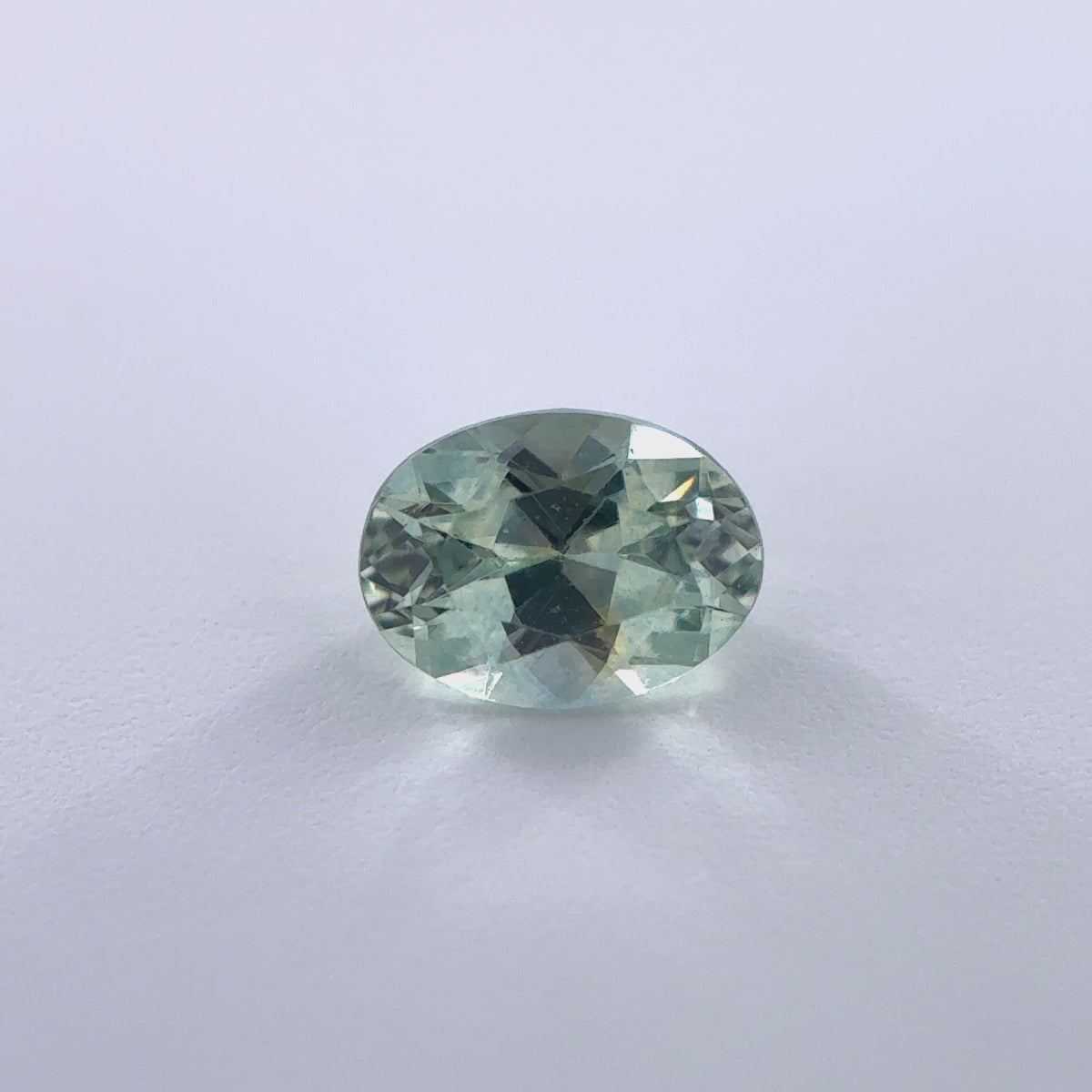 .36ct Green Oval Cut Montana Sapphire 4.5mm x 3.5mm x 2.5mm