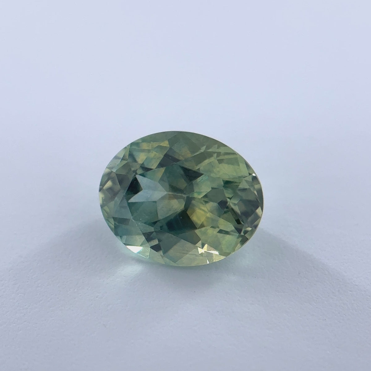 .74ct Parti-Color Oval Cut Montana Sapphire 6mm x 5mm x 3mm