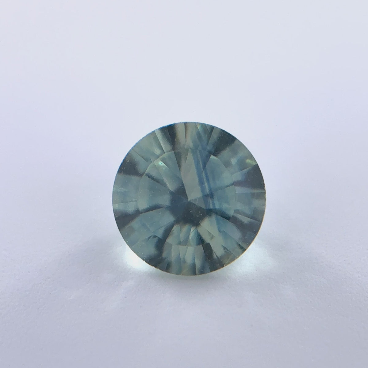 .60ct Teal Round Cut Montana Sapphire 5.3mm x 2.96mm