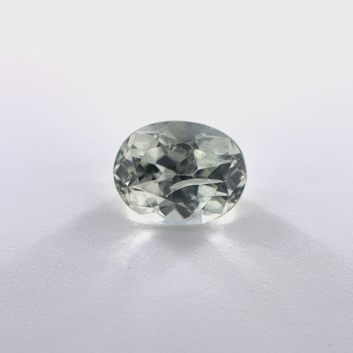 .43ct Green Oval Cut Montana Sapphire 4.5mm x 3.5mm x 2.5mm
