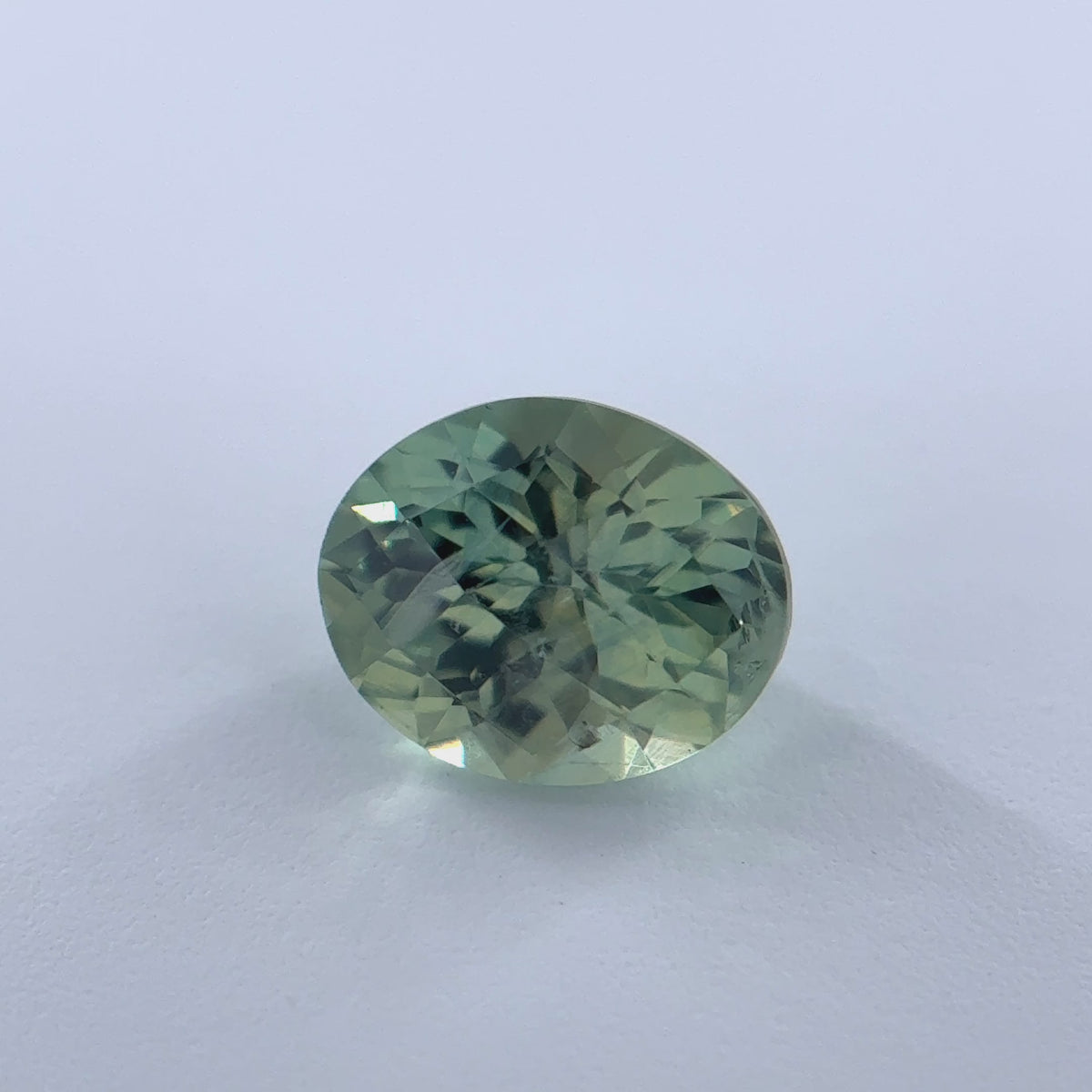 .68ct Teal Oval Cut Montana Sapphire 5.5mm x 4.5mm x 3mm