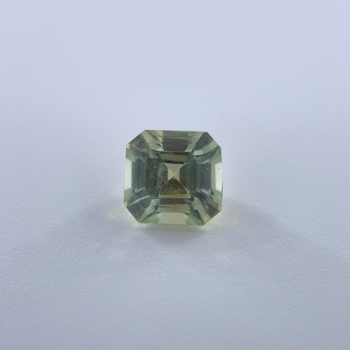 .31ct Parti-Color Square-Step Cut Montana Sapphire 3.77mm x 3.64mm x 2.64mm