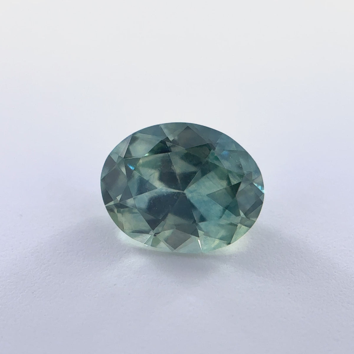 .69ct Parti-Color Oval Cut Montana Sapphire 6mm x 4.5mm x 3mm