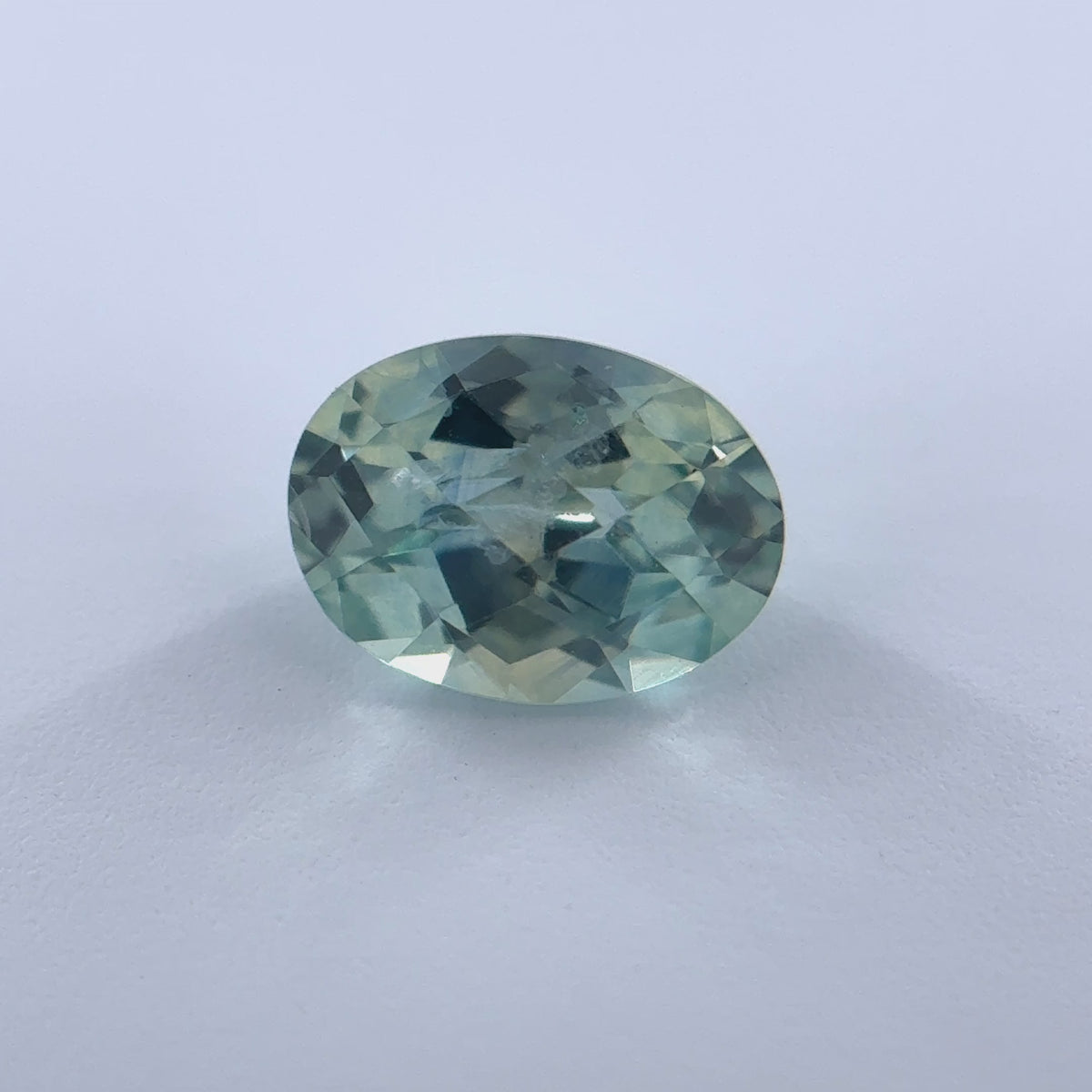 .72ct Parti-Color Oval Cut Montana Sapphire 6mm x 4mm x 3mm