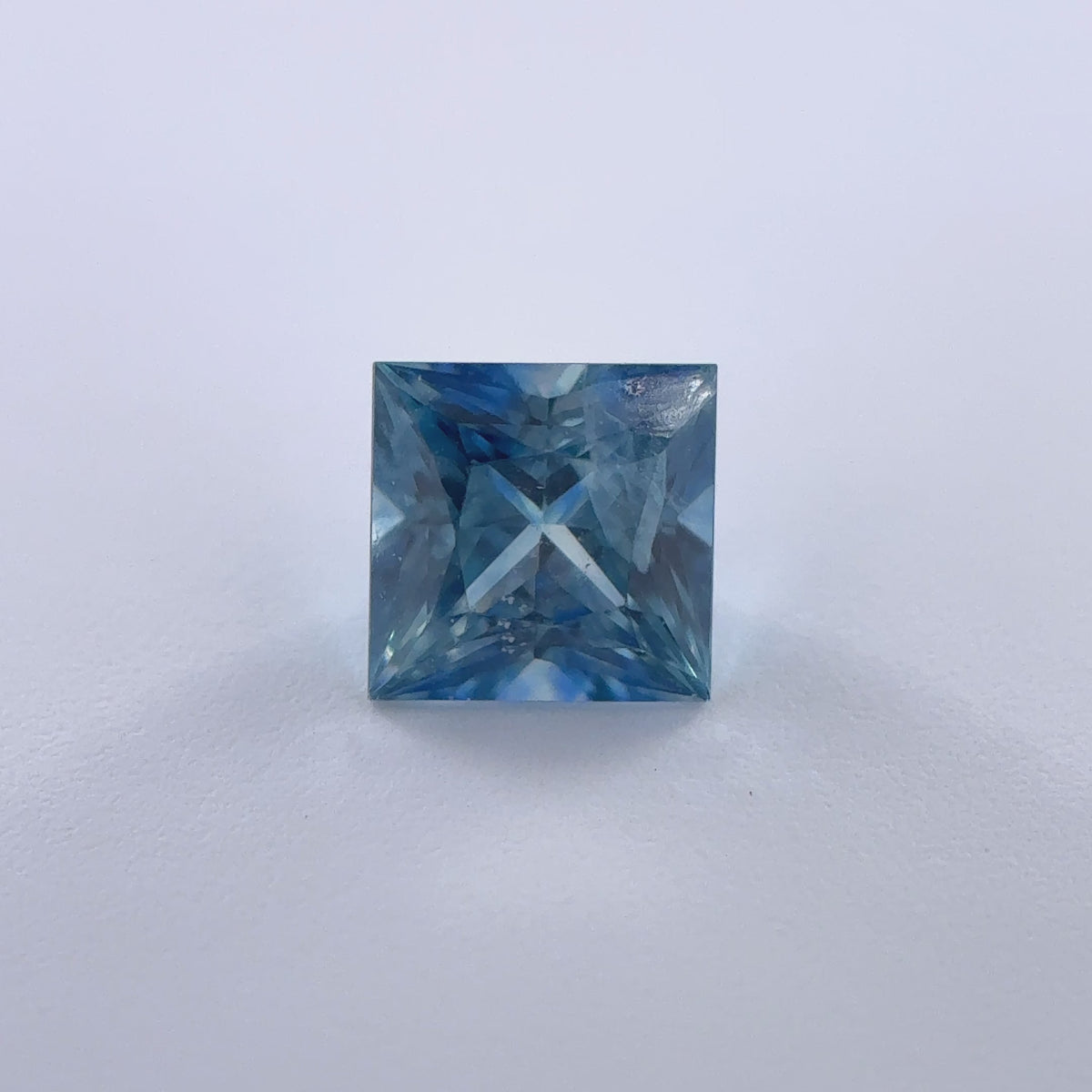 .48ct Blue Square Cut Montana Sapphire 4.04mm x 4.02mm x 2.88mm