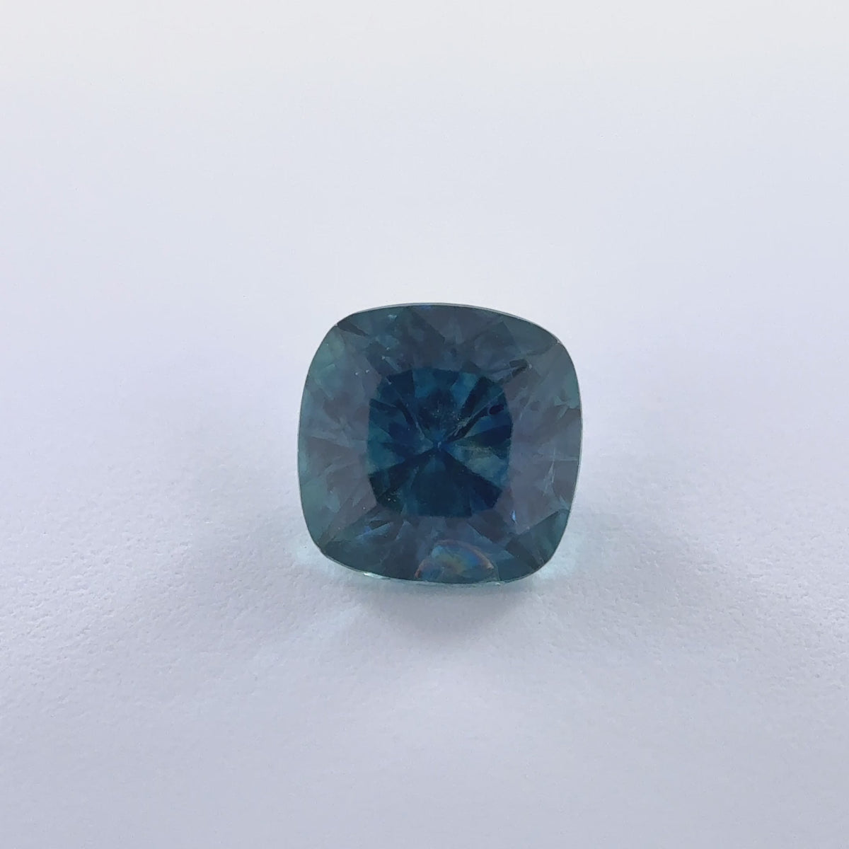 .39ct Teal Cushion Cut Montana Sapphire 4.10mm x 2.74mm