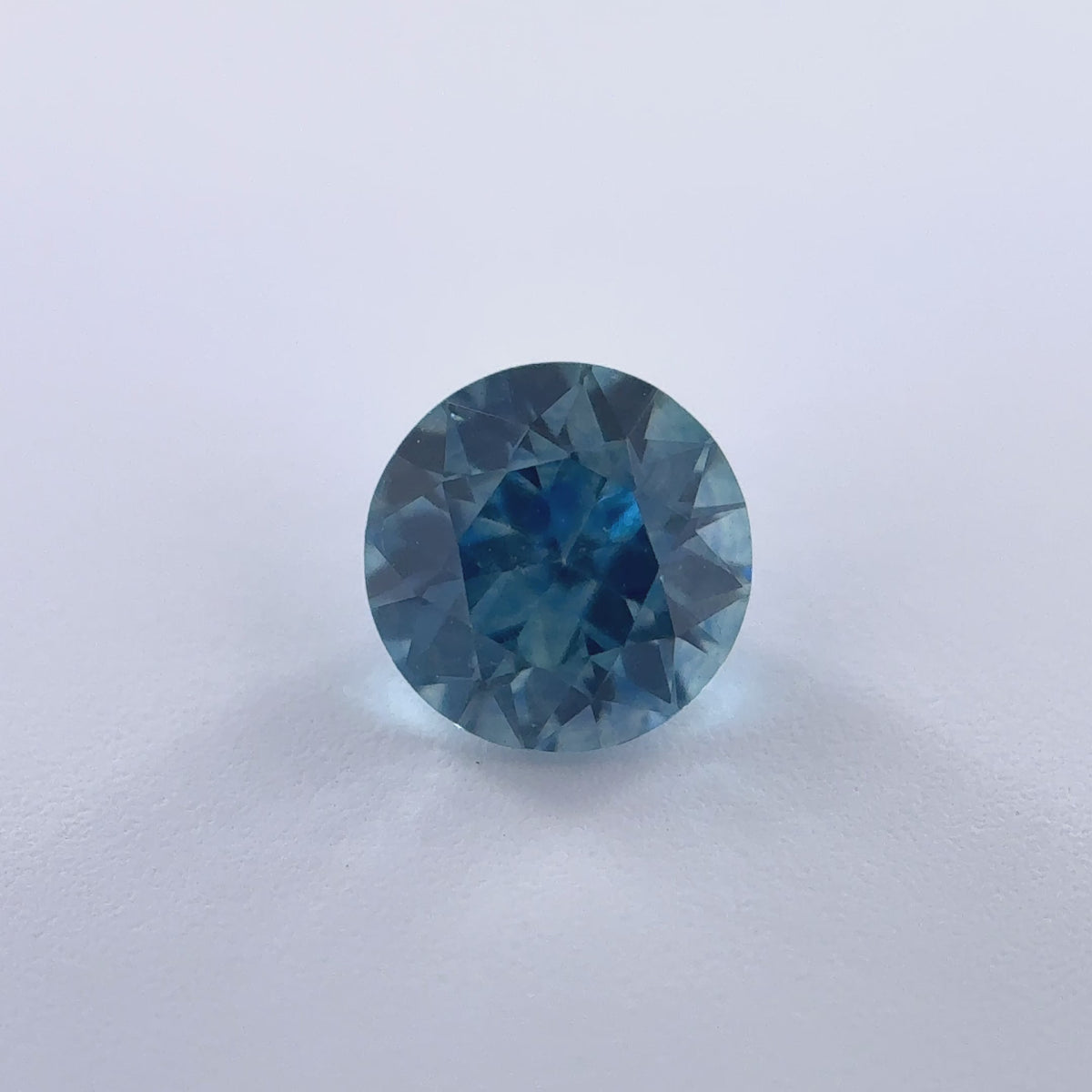 .50ct Blue Round Cut Montana Sapphire 4.52mm x 3.09mm