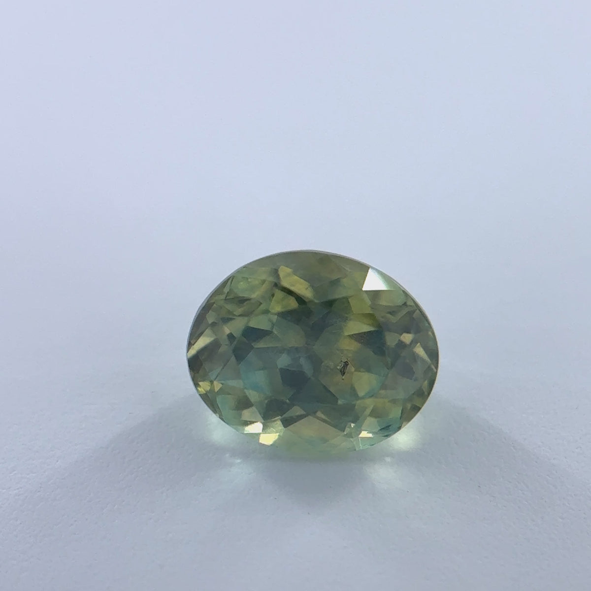 .67ct Parti-Color Oval Cut Montana Sapphire 5.5mm x 4.5mm x 3.5mm