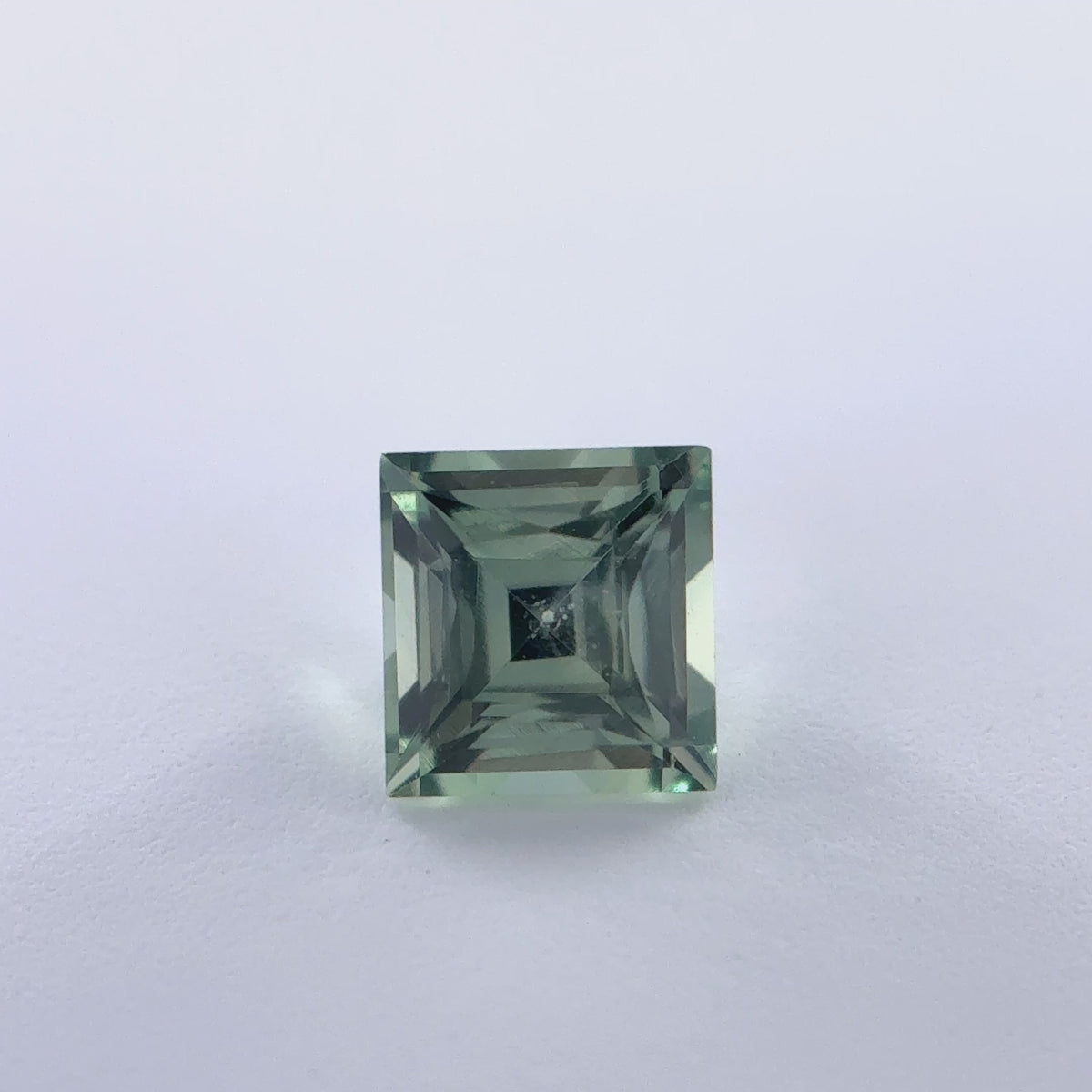 .40ct Green Princess Cut Montana Sapphire 4.07mm x 3.93mm x 2.66mm