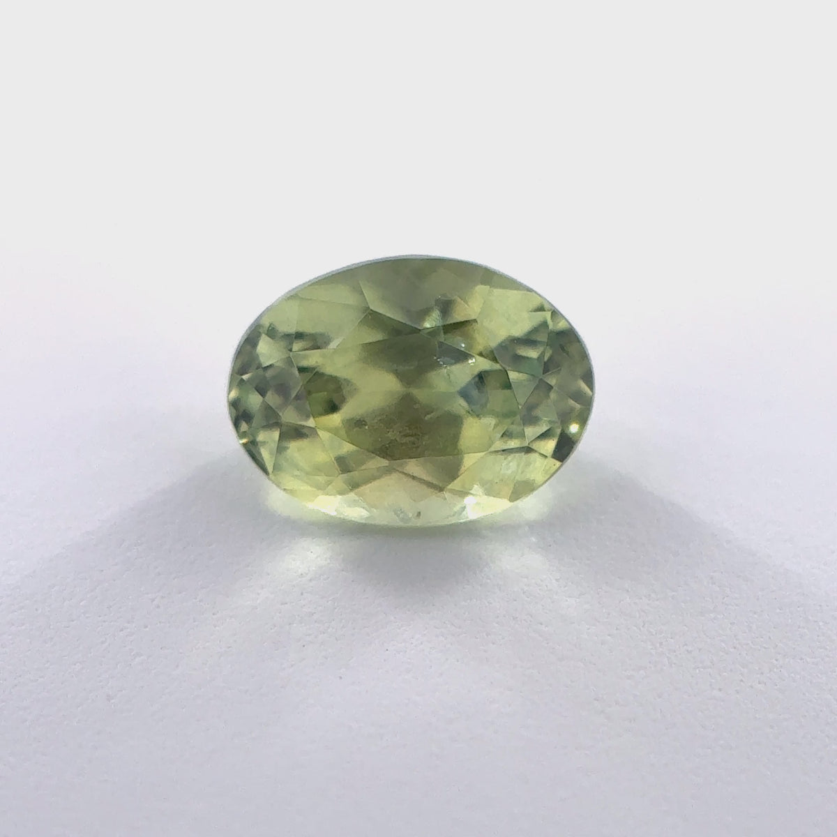 .62ct Green Oval Cut Montana Sapphire 5.5mm x 4mm x 3mm