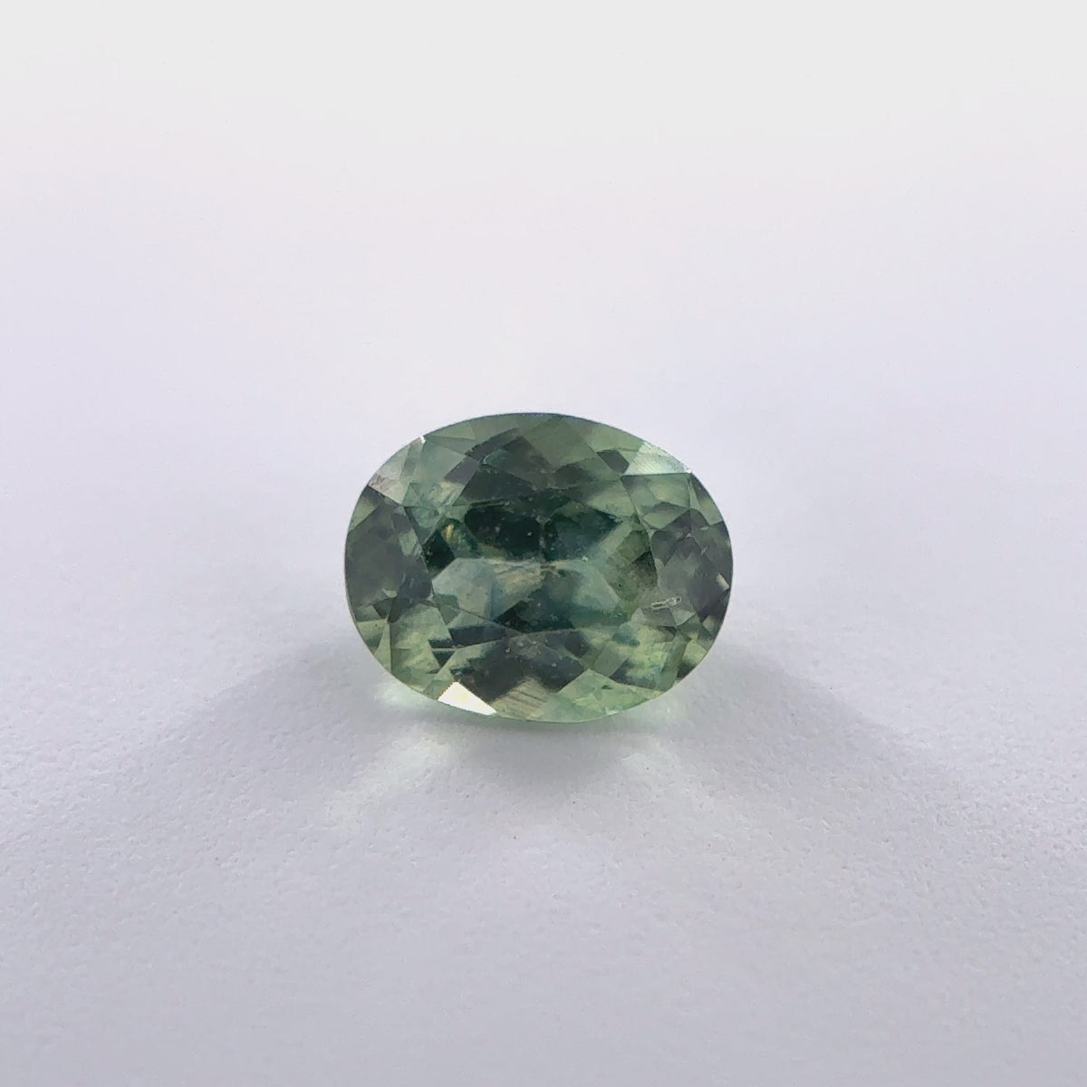 .36ct Teal Oval Cut Montana Sapphire 4.5mm x 3.5mm x 2.5mm