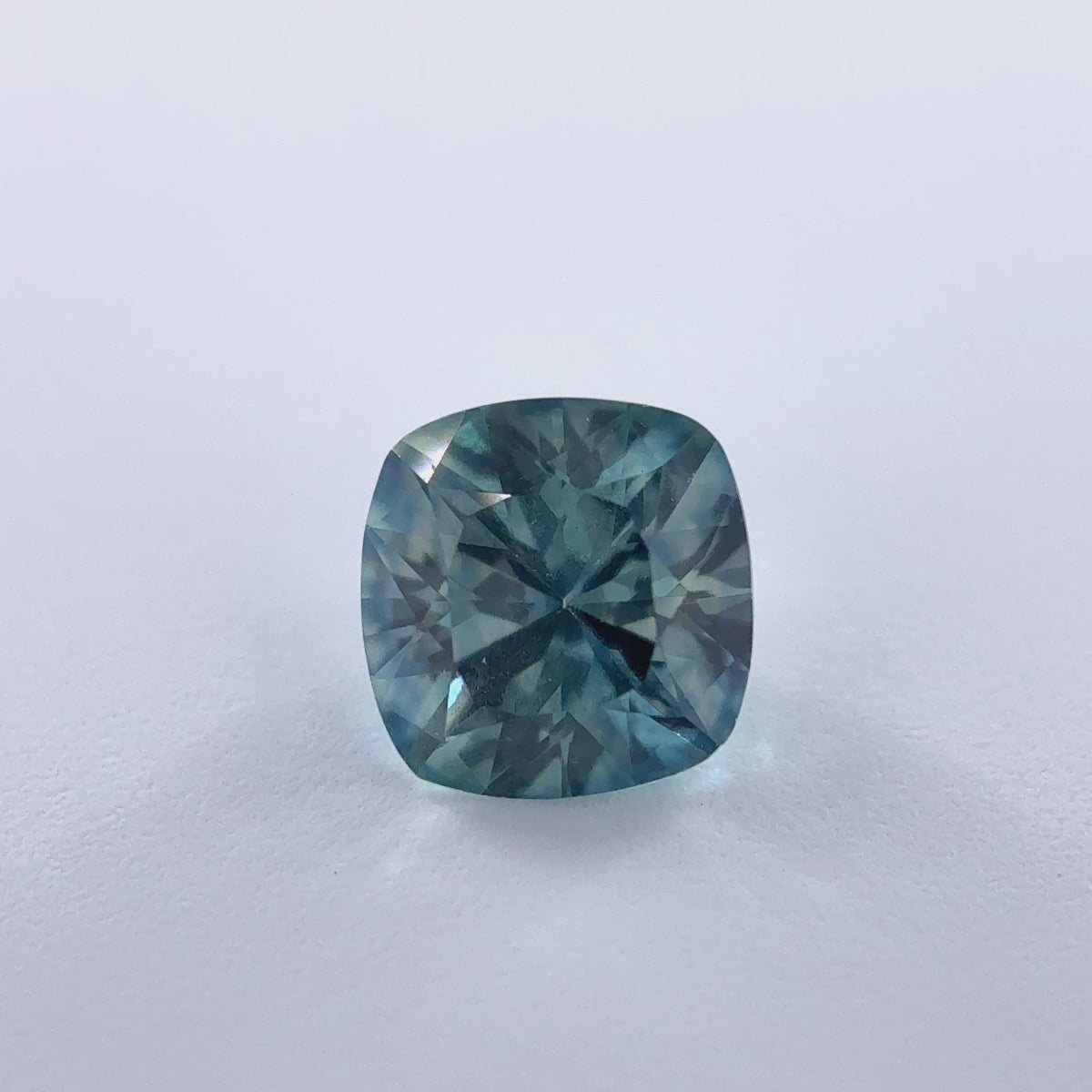 .47ct Teal Cushion Cut Montana Sapphire 4.45mm x 4.39mm x 2.75mm