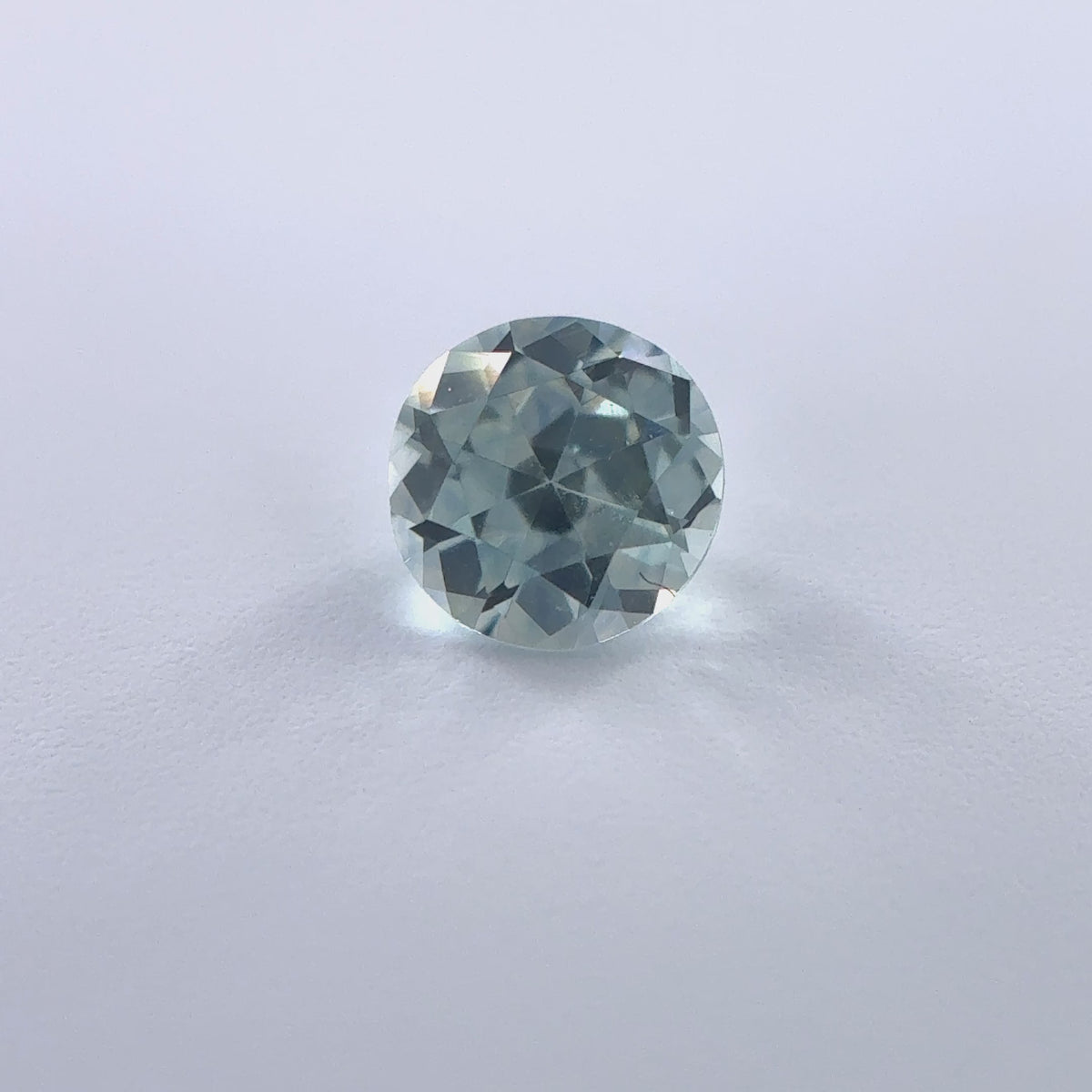 .33ct Teal Round Cut Montana Sapphire 4mm x 2.5mm
