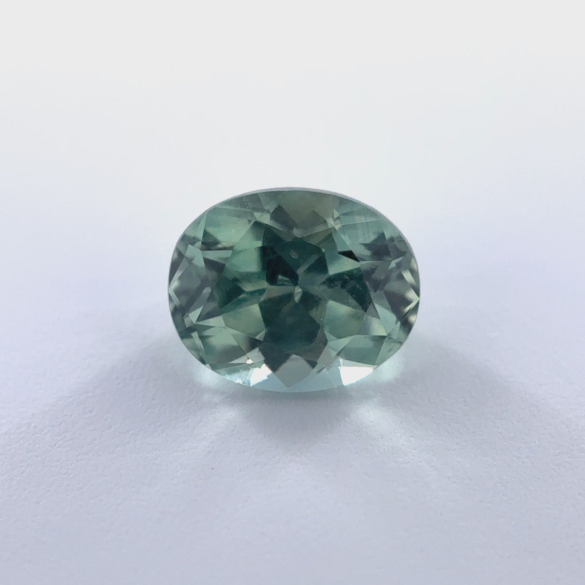 .60ct Teal Oval Cut Montana Sapphire 5mm x 4mm x 3mm
