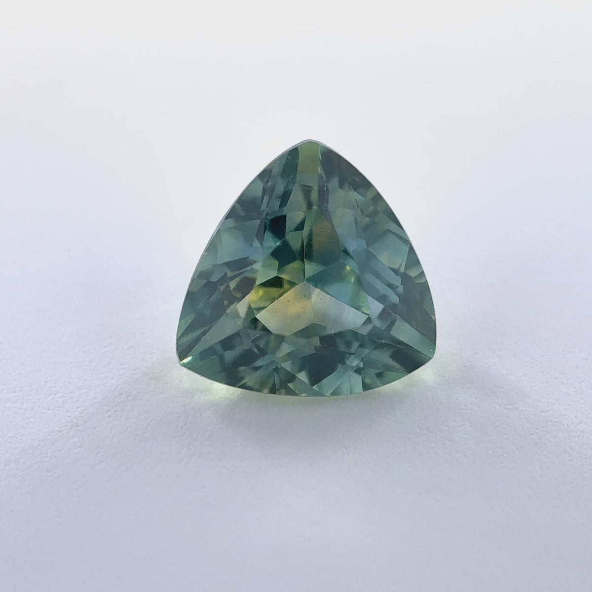 .66ct Parti-Color Trillion Cut Montana Sapphire 5mm x 3mm