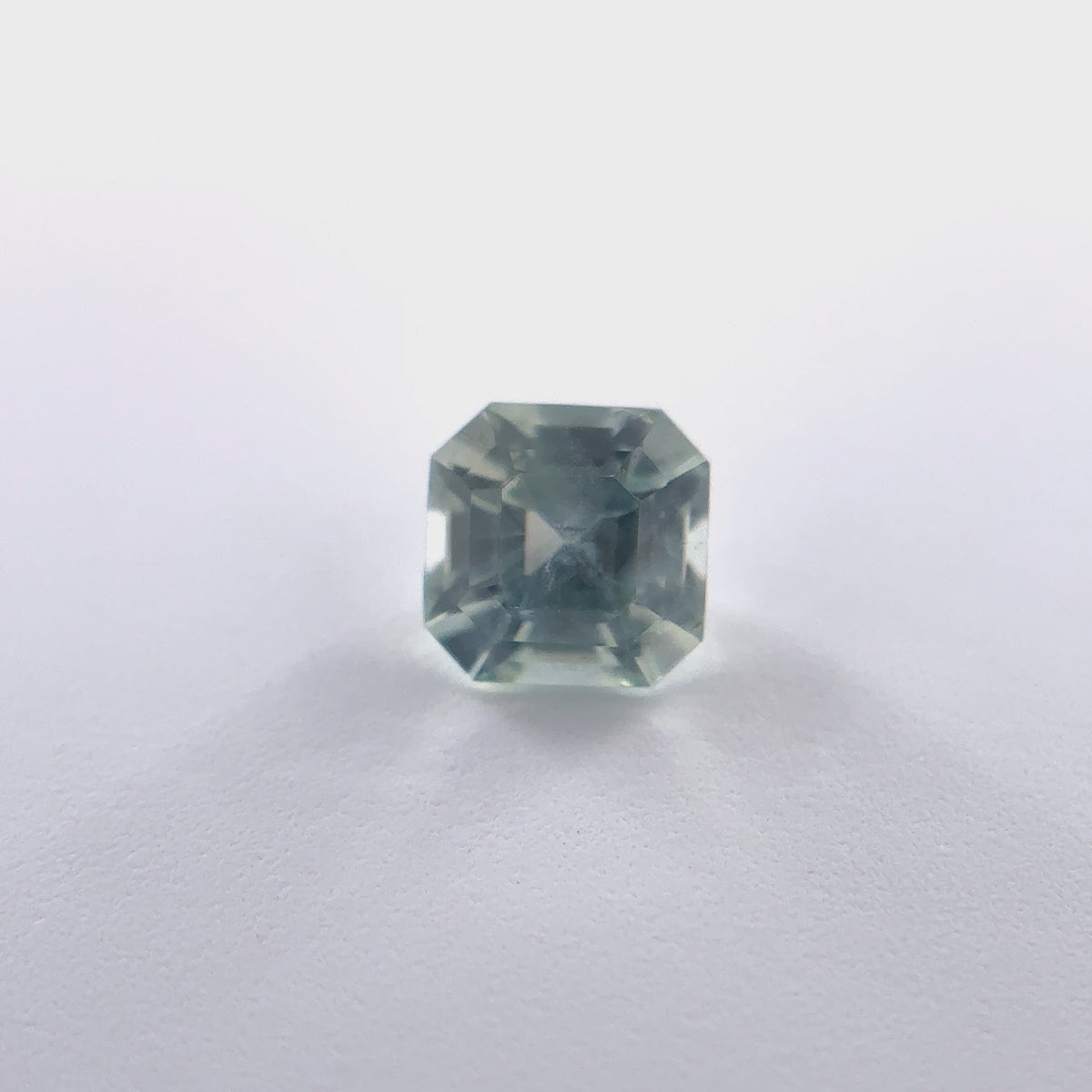 .37ct Teal Square-Step Cut Montana Sapphire 3.86mm x 3.82mm x 2.7mm