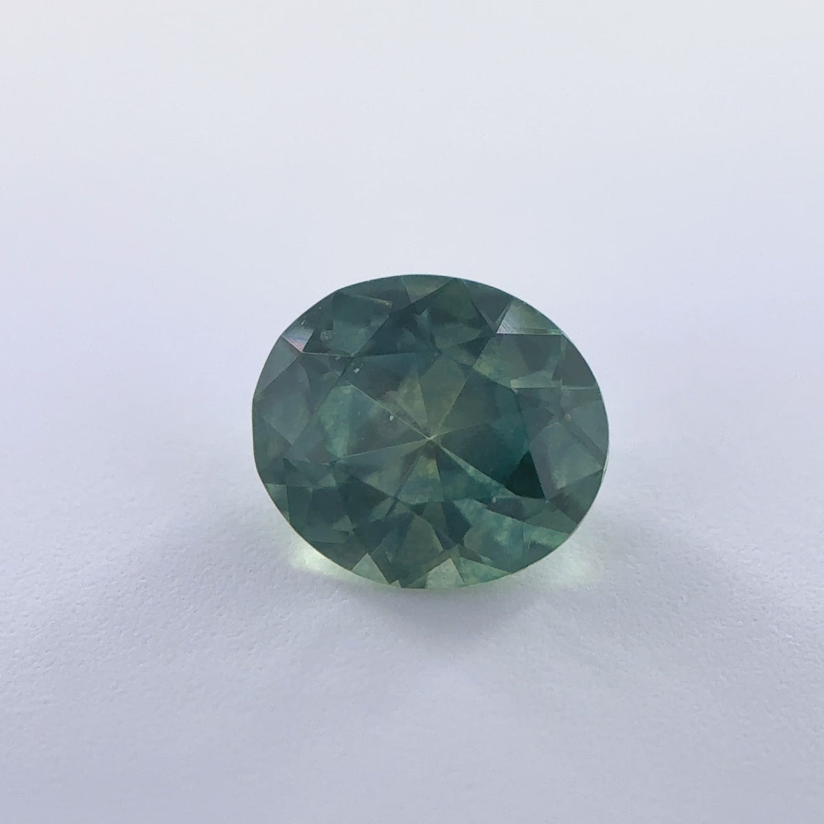 .66ct Green Oval Cut Montana Sapphire 5.5mm x 5mm x 3mm