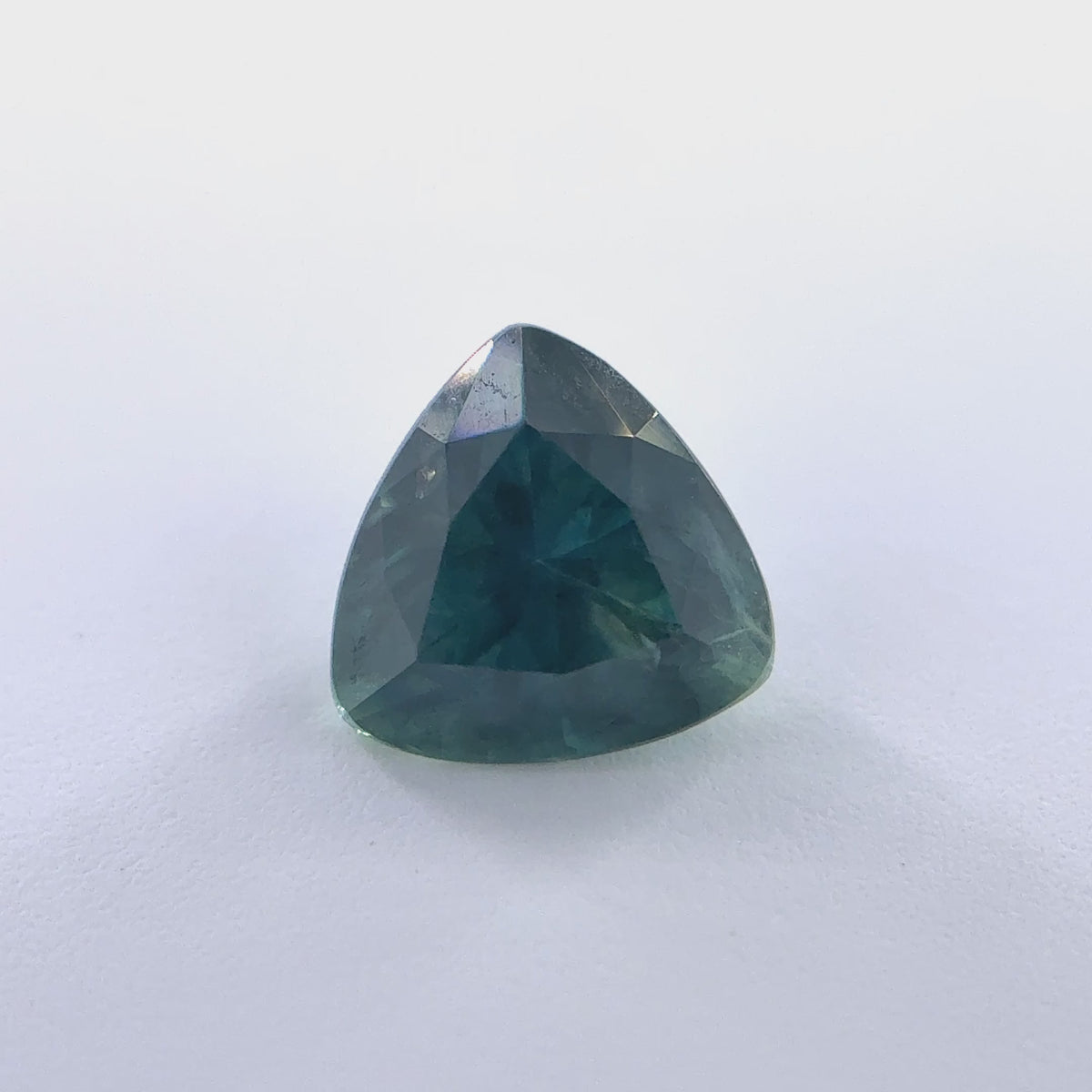 .65ct Teal Trillion Cut Montana Sapphire 5mm x 3mm