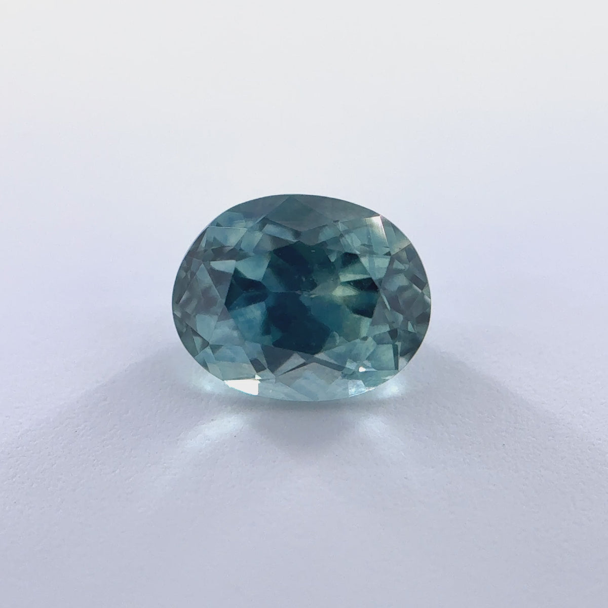 .71ct Teal Oval Cut Montana Sapphire 5.5mm x 4mm x 3mm