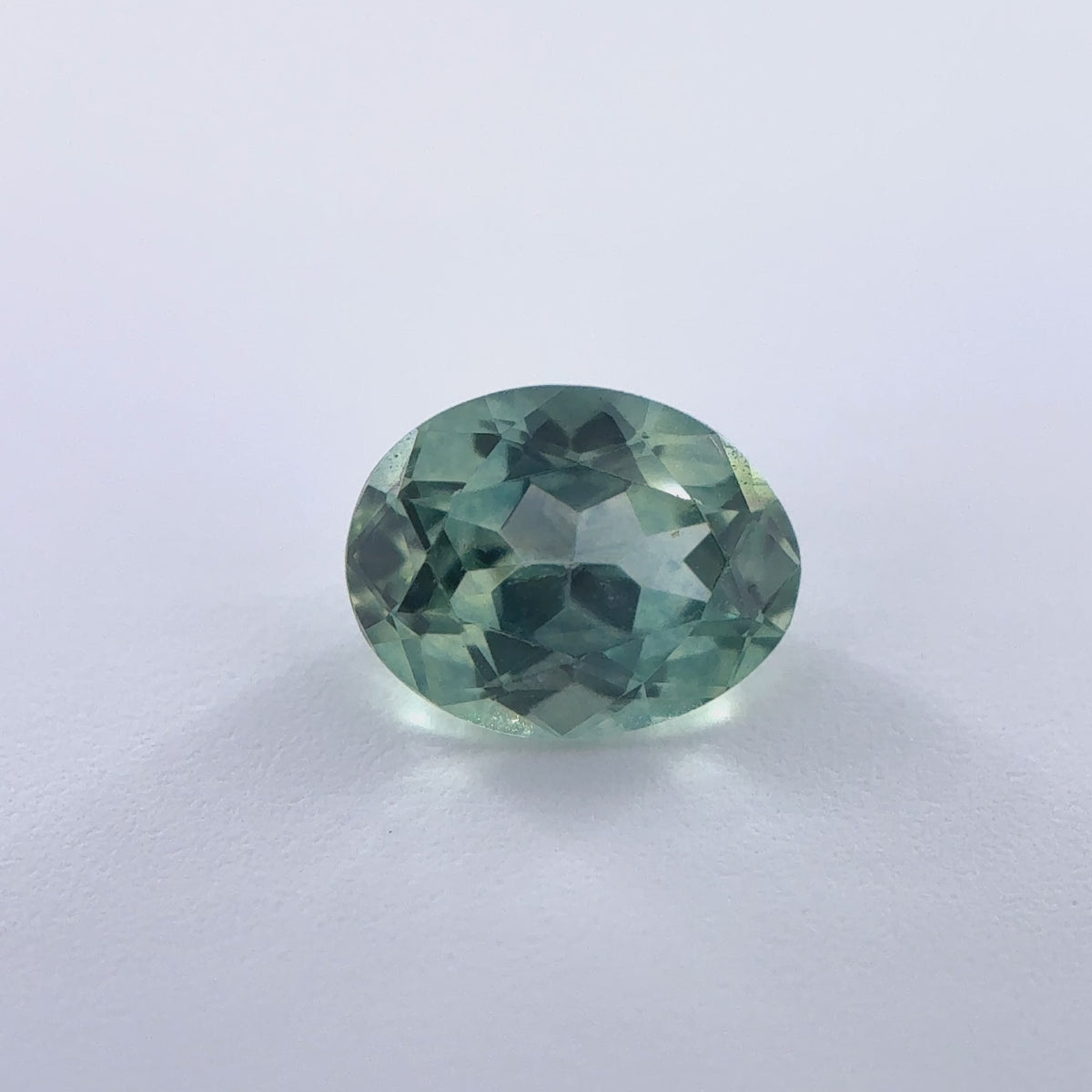 .49ct Teal Oval Cut Montana Sapphire 5mm x 4mm x 3mm