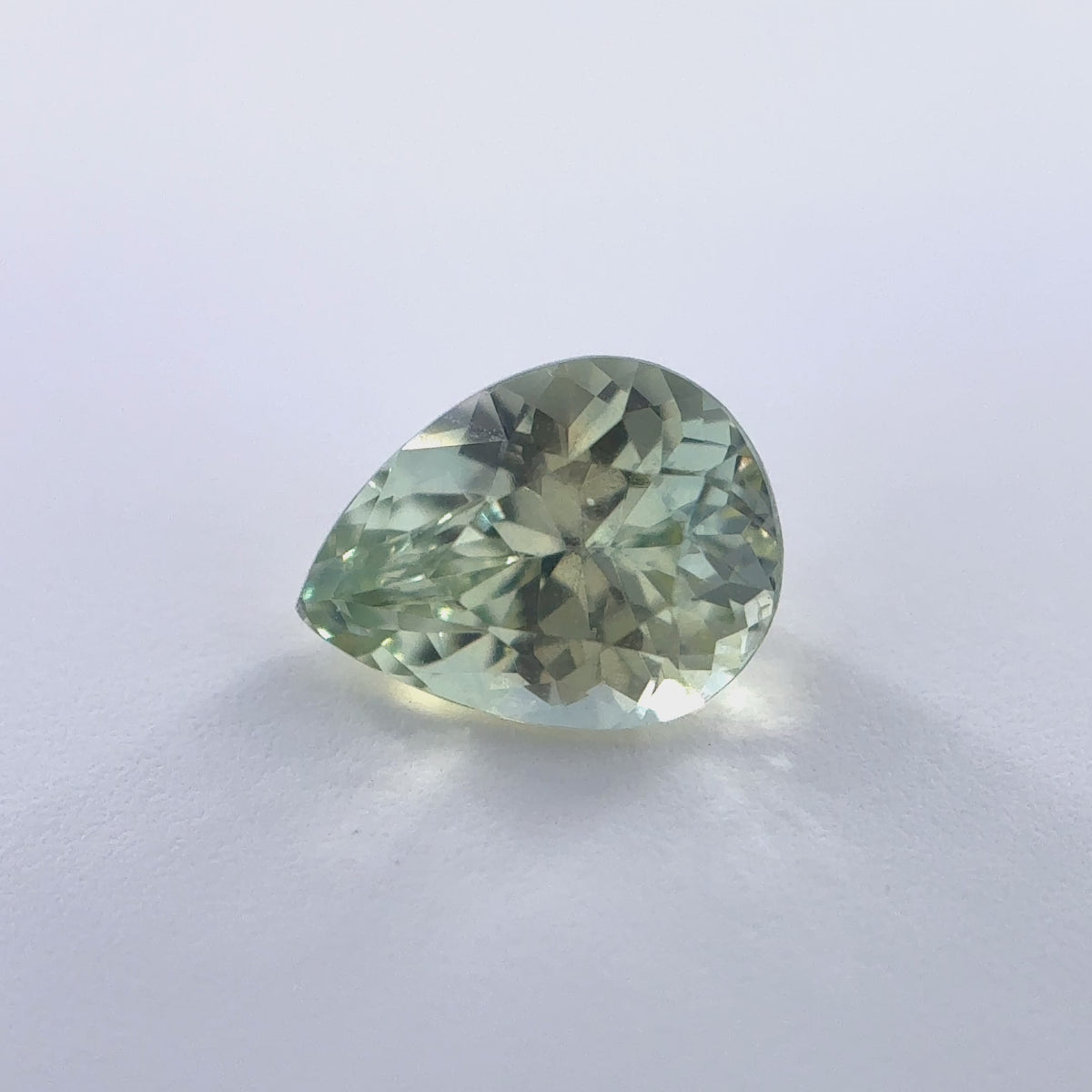 .63ct Parti-Color Pear Cut Montana Sapphire 6mm x 4.5mm x 3mm